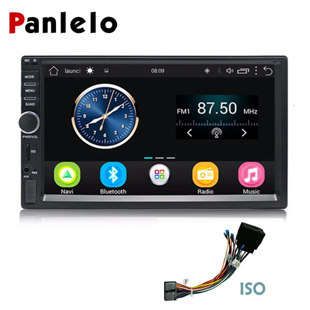 

2 Din 7'' Touch Screen Android Car Radio Stereo Blutooth Wifi AM/FM Radio Video Player GPS Navigation Car Styling Autoradio +ISO