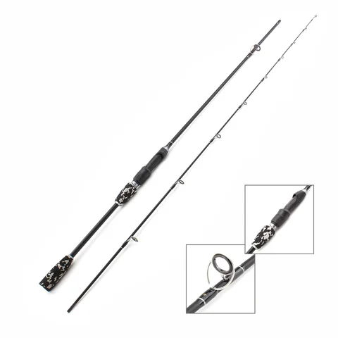 Isca de Pesca Hastes de Pesca Novo Vara Dicas Sólidas Truta Ação Rápida m Isca Peso10-28g Carbono Fiação Frete Grátis 1.74m