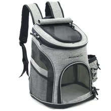 Высококачественный двойной рюкзак для кошек маленькие собаки классическая сумка для домашних животных уличная переноска для поездок сумка для переноски щенка Йоркского