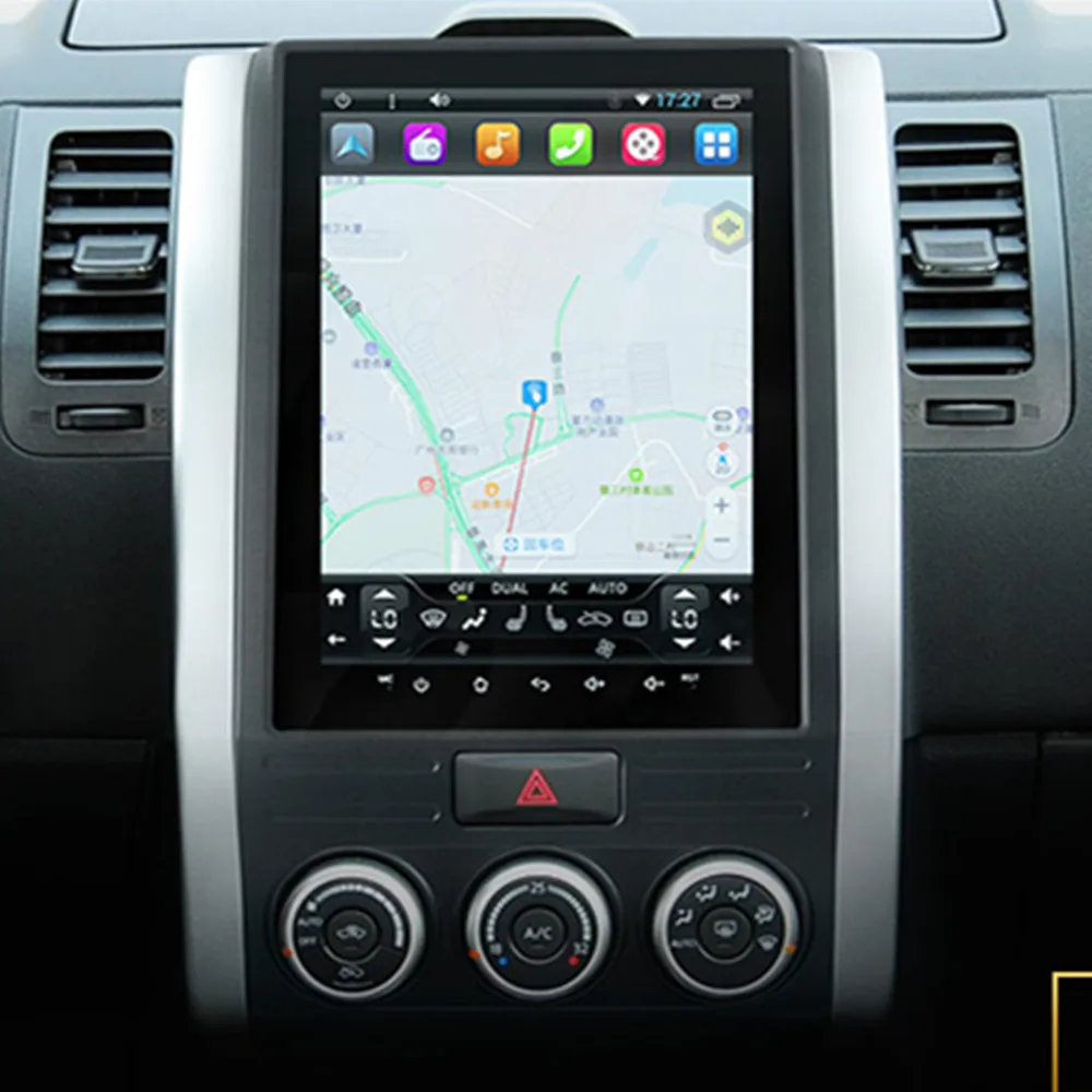 ZOYOSKII Android 8,1 OS 10,4 дюймов vetical экран автомобильный gps мультимедийный радио bluetooth навигационный плеер для nissan MX6 X-trail T31