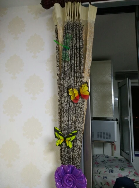 

The Curtain Decorative Accessories A Variety Of Color Artificial Butterfly size L120mm*90mm