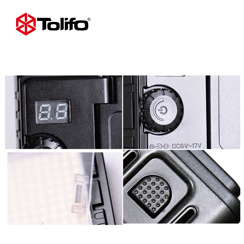 Tolifo PT 160S 160 LED видео свет 1200LM 5600 K/3200 K с регулируемой яркостью двумя фильтрами для