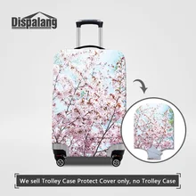 Dispalang Case On Suitcase Travel On Road Luggage Protective Covers For 18~30 Inch Cases Cherry blossoms Women Waterproof Cover