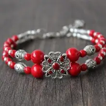 Новинка; ; A715#, красный цвет браслета. стиль модные коралловые украшения