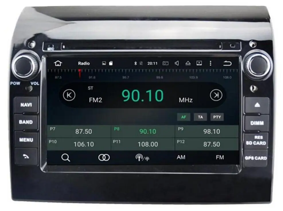 Top 4G LTE  Android 8.0 ! car DVD Radio GPS Navigation System for 2007 2008 2009-2016 Fiat Ducato with Bluetooth Support Mirror Link 1