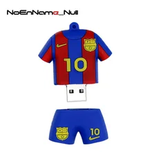 Джерси Usb флеш-накопитель 32 Гб 64 Гб карта памяти "Барселона Месси" 4 ГБ флеш-накопитель 16 ГБ 8 ГБ милый usb диск прекрасный внешний накопитель