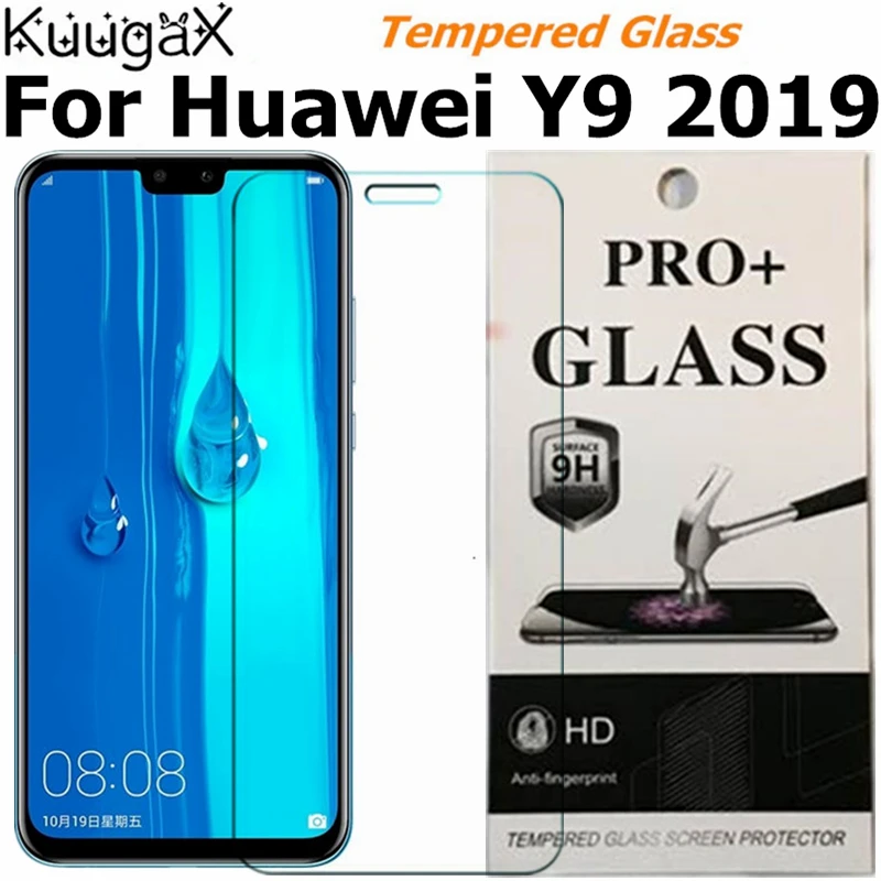 Закаленное стекло для Huawei Y9 2019 6 5 дюймов Защитная пленка экрана Android смартфон на