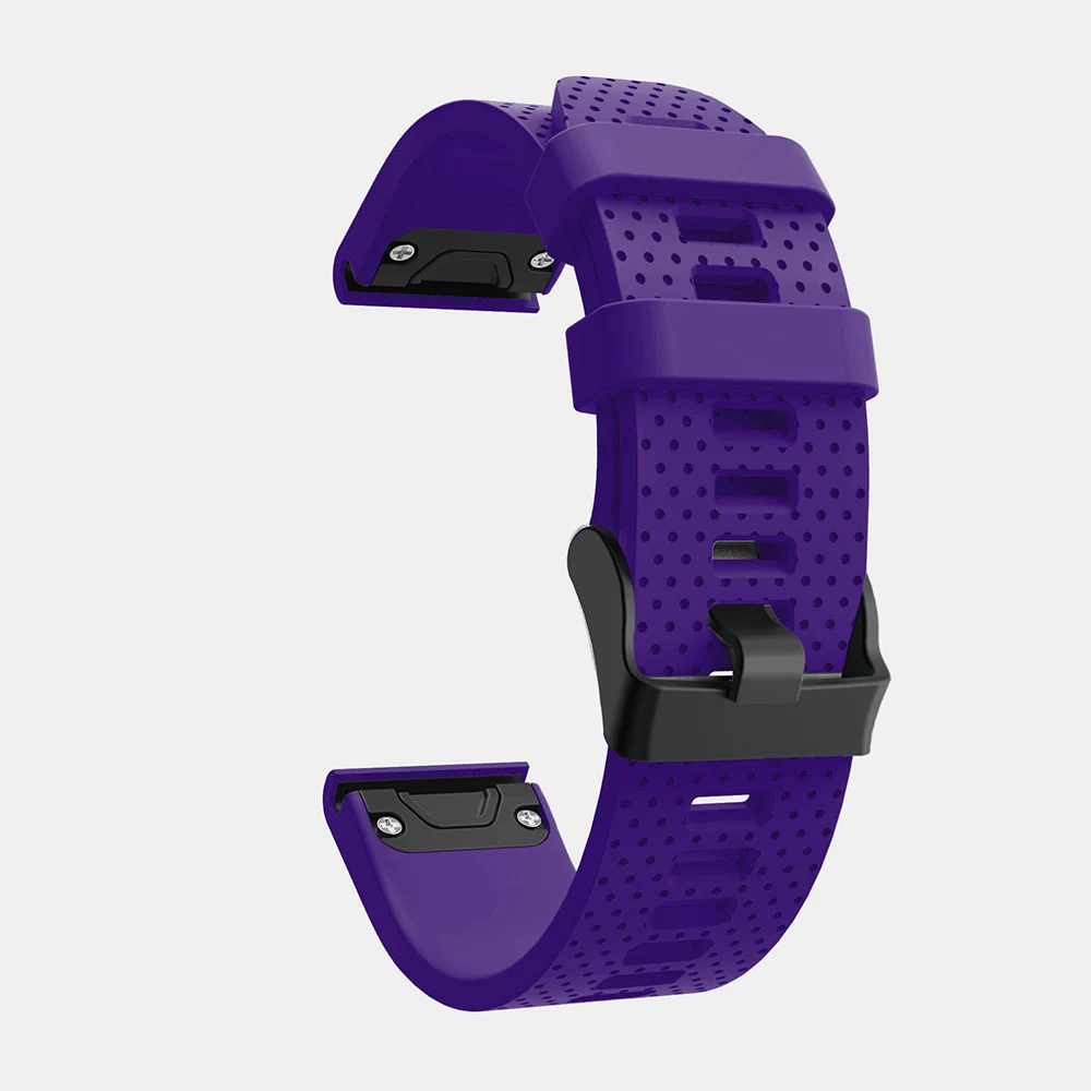 Силиконовый мягкий ремешок для наручных часов Garmin Fenix 5S plus умные часы