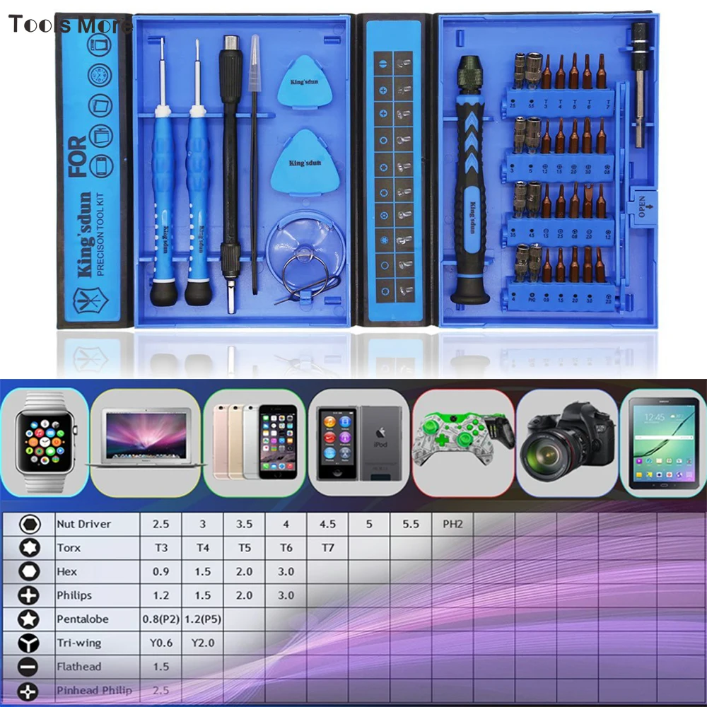 Универсальный Набор прецизионных отверток с магнитным распылителем набор гнезд для сотового телефона Macbook PC Xbox Tablet