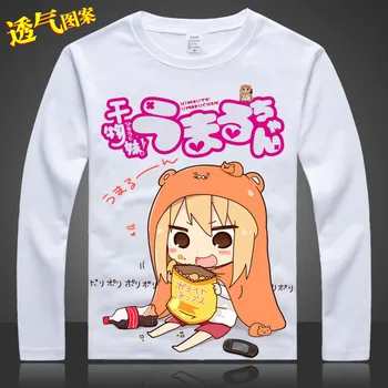 

Anime Himouto Umaru-chan Cosplay T shirt Umaru Doma Long Sleeve Casual Breathable Tshirts Cotton Tops Tees Plus Big Size XXXL