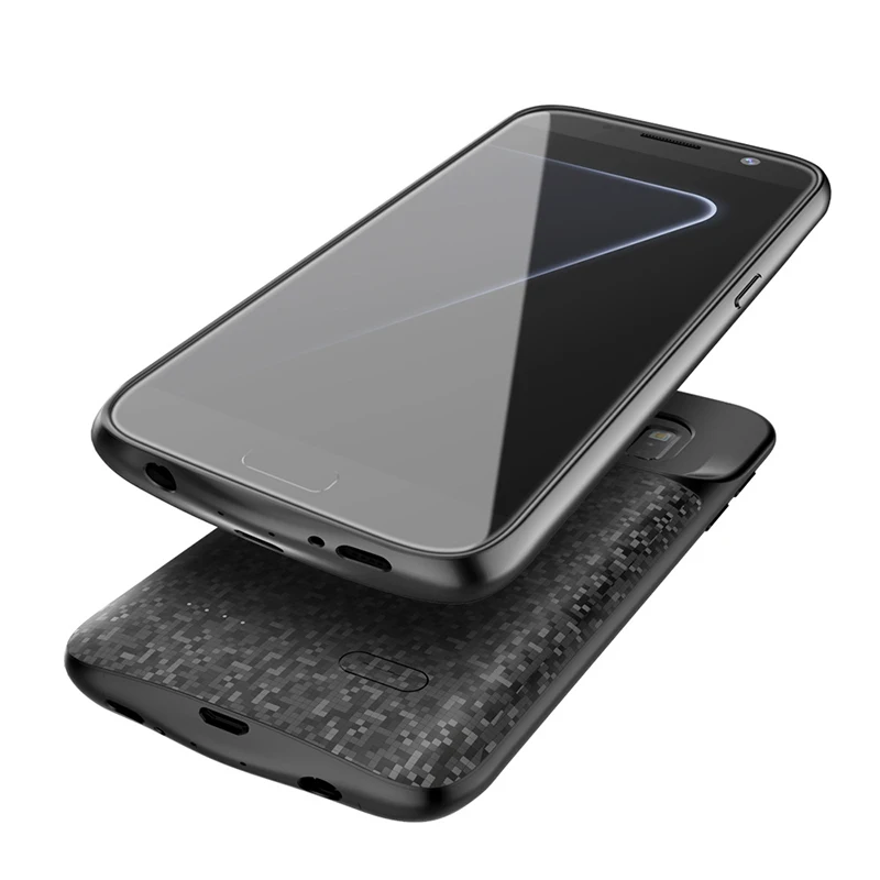 4700/5000 мАч чехол для зарядного устройства для samsung Galaxy S7 Мягкий ТПУ чехол для зарядного устройства для телефона чехол для samsung S7 Edge чехол для аккумулятора