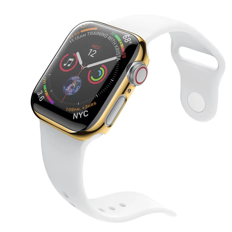 ASHEI PC Frame Plating Bumper For Apple Watch Case Series 4 40mm 44mm Ultra-Thin hard screen protector For iWatch 4 Cover Shell ASHEI PC Frame Plating Bumper For Apple Watch Case Series 4 40mm 44mm Ultra-Thin hard screen protector For iWatch 4 Cover Shell