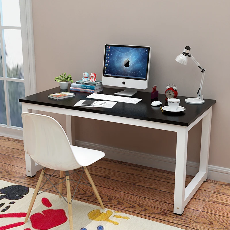 Луи Мода компьютерные столы настольные домашние простые современные стальные деревянные