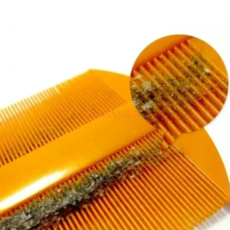 Пластиковый двухсторонний Пинцет шифрование зуб Pet детская расческа Пинцет для перхоти зуд парикмахерские принадлежности для девочек
