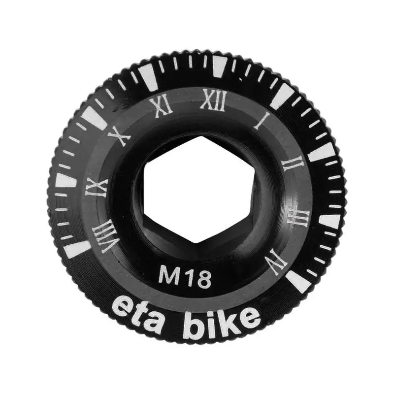 Крышка шатуна винтовая крышка алюминиевый шатун для велосипеда крышка для BMX горный велосипед - Цвет: M18 Black