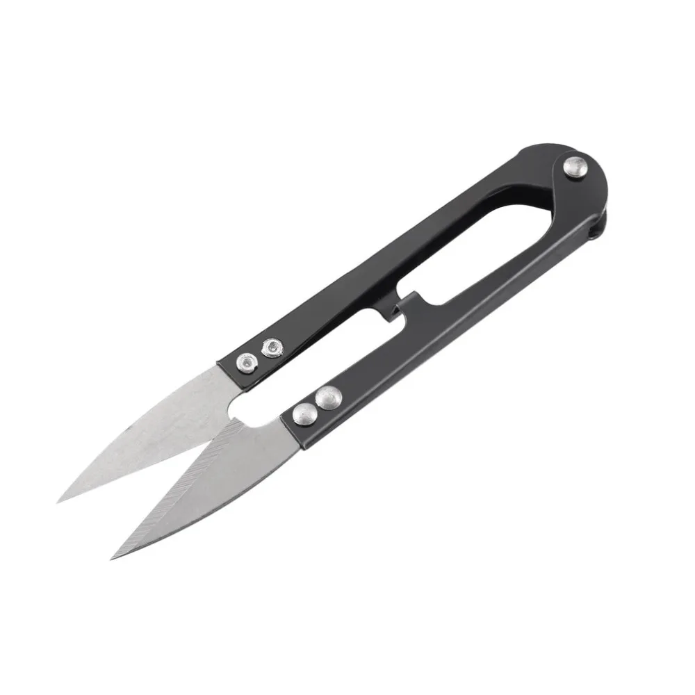 Stainless Steel Trimming Sewing Scissors Nippers U Shape Clippers