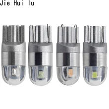 1 pièces T10 W5W LED voiture lumière SMD 3030 marqueur lampe WY5W 192 501 queue côté ampoule cale Parking dôme lumière Auto style DC 12V(China)