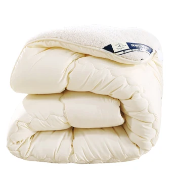 

Winter Thicken Comforter Warm Duvet Fluffy Blanket Lamb Down Filling King Queen Size Single Double Cashmere Patchwork Quilts