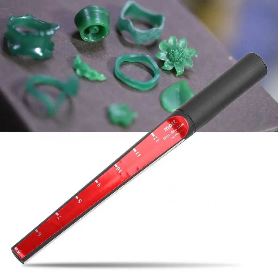 

Wax Rings Sizer Stick Filer With Steel Blade Enlarge Wax Model Professional Jewelry Making Processing Tool Accessory For Jeweler