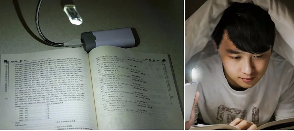 1 шт мини аварийного атмосферу светодиодный Ночной светильник Настольная лампа для чтения книг, лампа для кемпинга детских подарков для мобильного Зарядное устройство ноутбуки