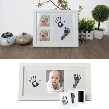 

Baby Paw Print Pad Foot Print Photo Frame Pad Inkless Wipe Baby Hand Foot Print Keepsake Newborn Footprint Handprint
