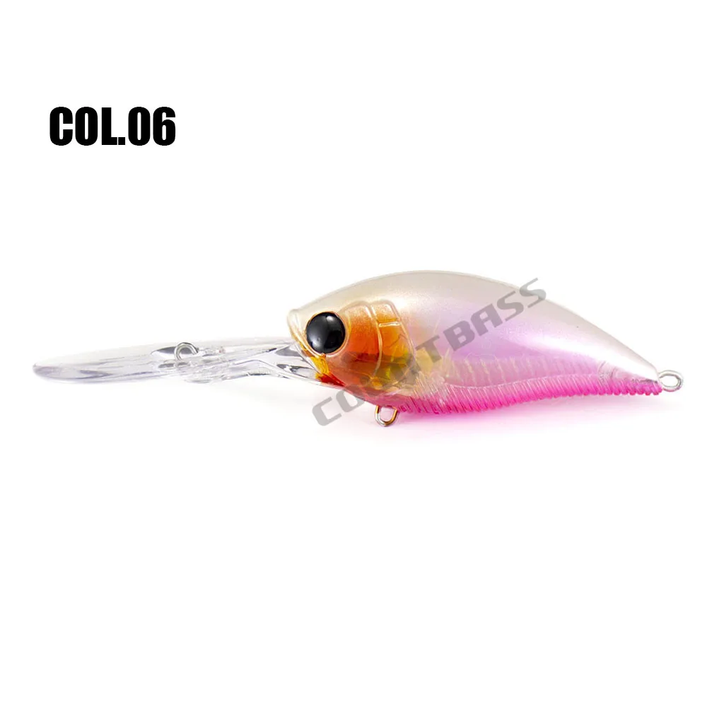 Deep Crank Baits 3D, Deep Crank Baits, рыболовные приманки 70 мм, 21 г, плавающие, глубина погружения 3,5-4,5 м, Wobbling Leurre HardBaits - Цвет: 06