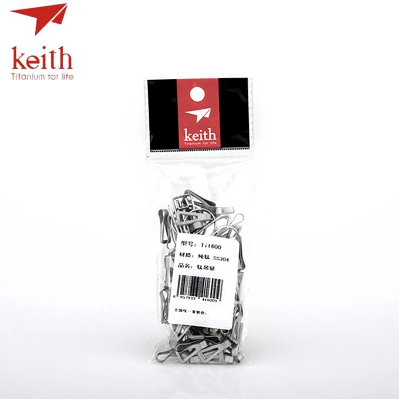 Keith titanio cadenas colgantes Camping menaje cadena colgante 38g Ti1600 Keith titanio cadenas colgantes Camping menaje cadena colgante 38g Ti1600