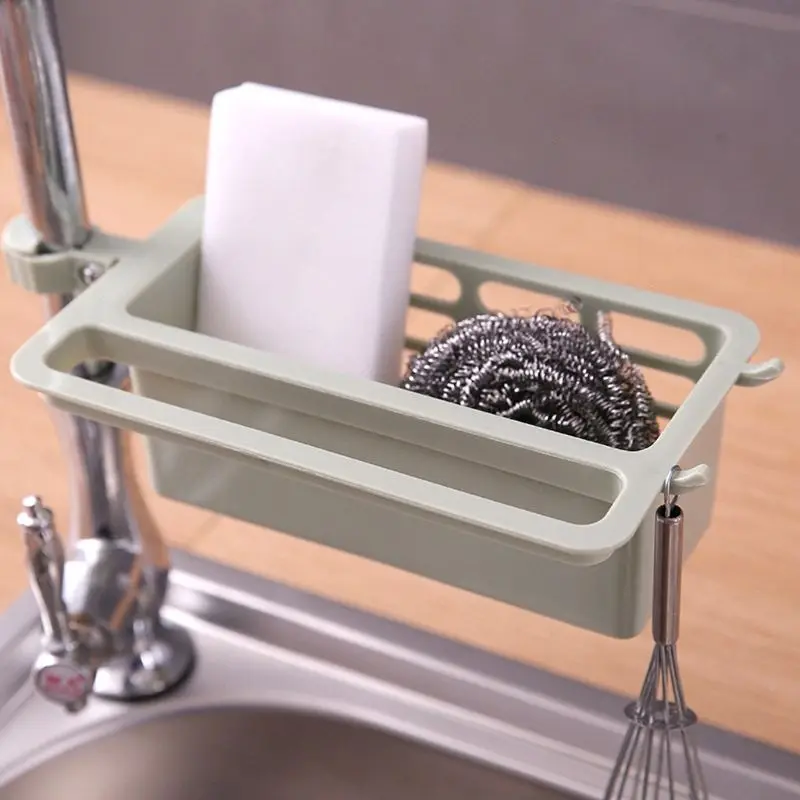 

Faucet Clip Drain Rack Sink Storage Basket Rags Dish Cloth Hanger Sponge Soap Holder Shower Caddy Shelf Rack Kitchen