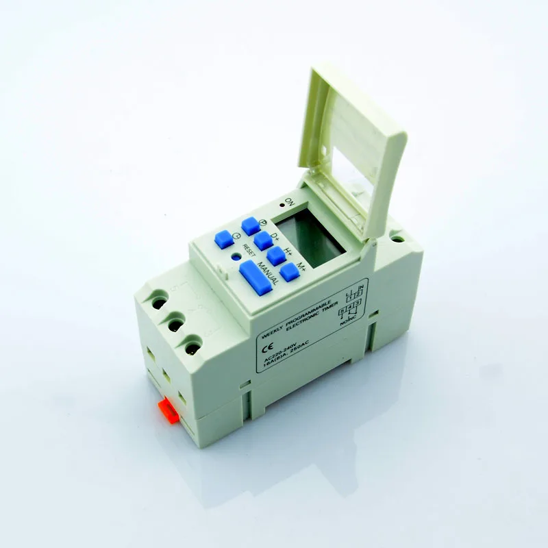 THC15A AC DC 12V/24V/110V/220V 16A digital time switch weekly