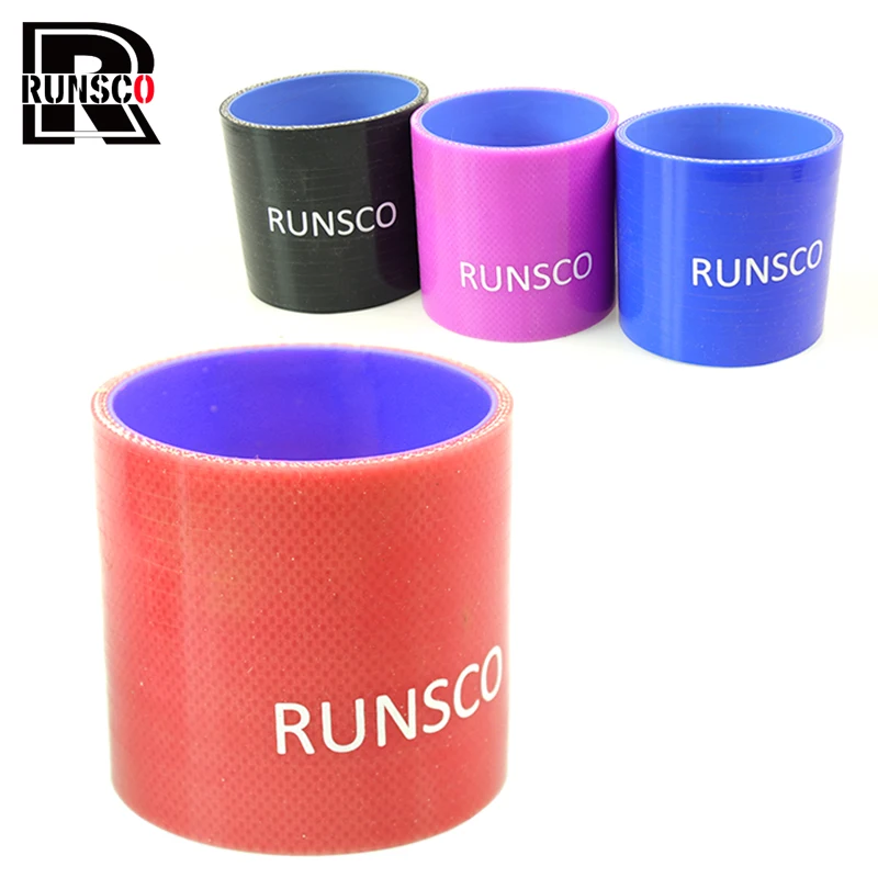 

3.0" 76mm Straight Silicone Intercooler Turbo Intake Pipe Coupler Hose RED BLUE BLACK PURPLE