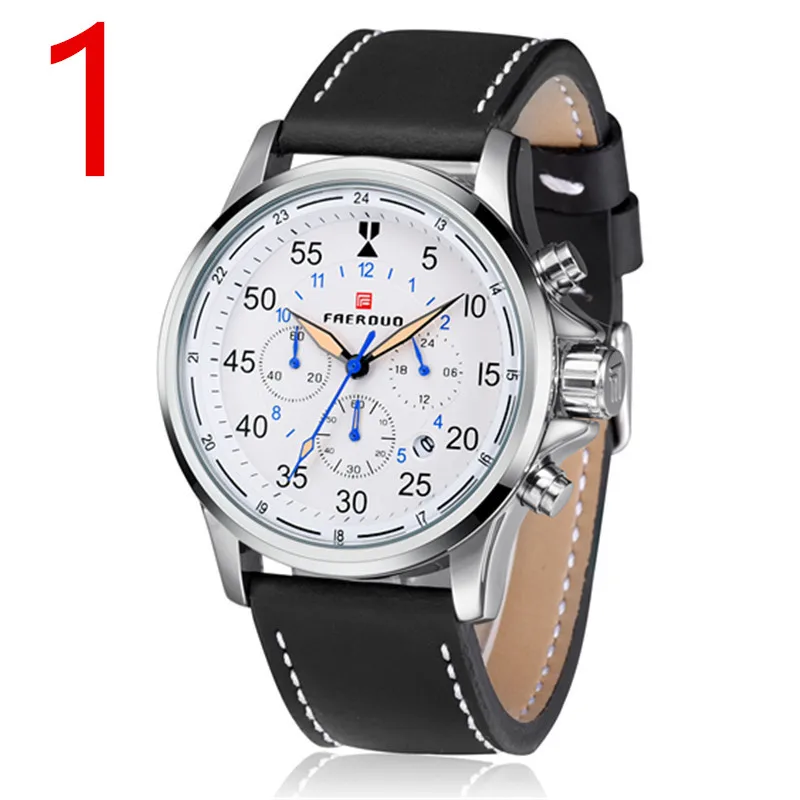

In 2018, new men quartz watch, high-quality outdoor sports men's wristwatch strap, fashion business watch, 45