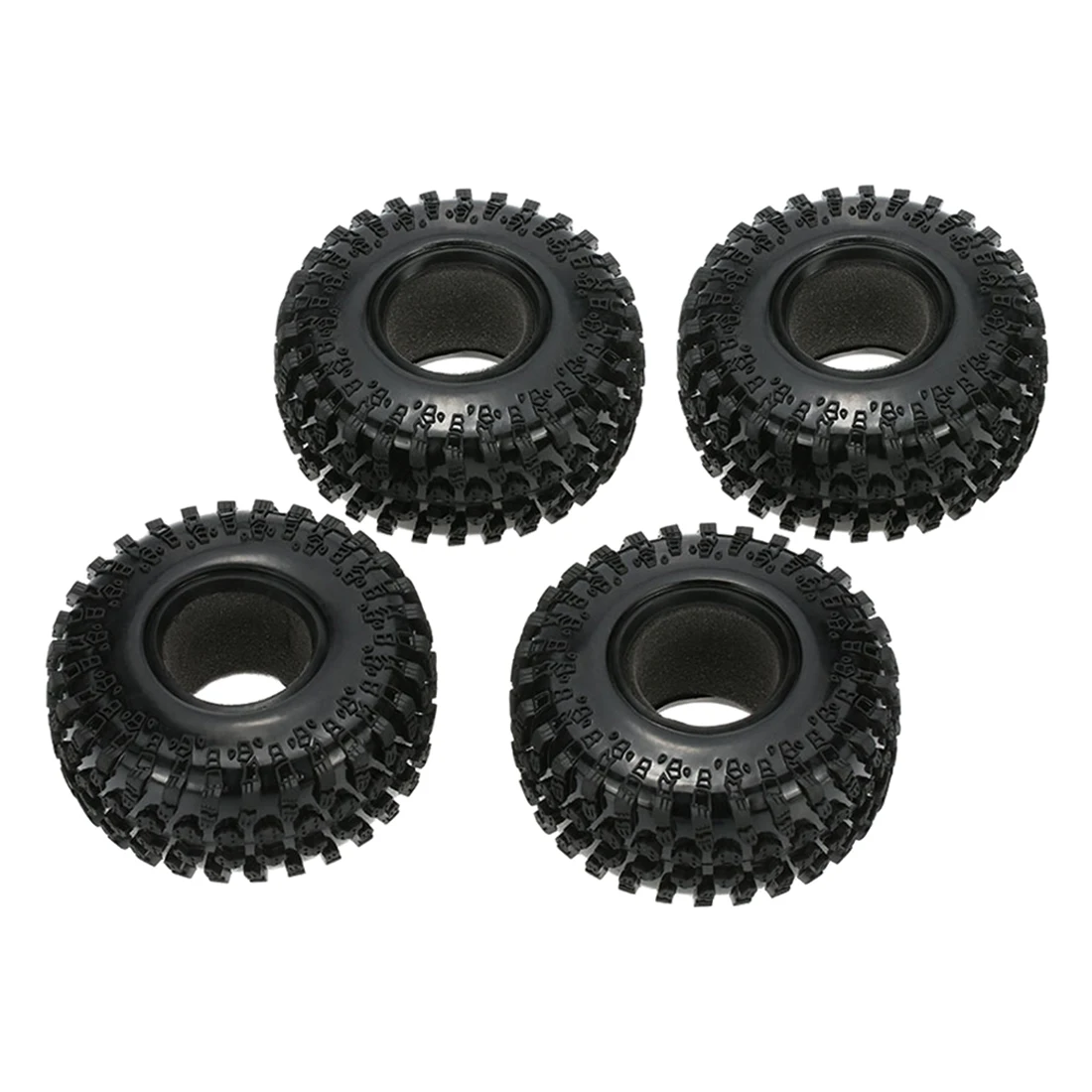 

4 X 2.2" 125mm 1/10 Scale Tires for RC4WD Axial SCX10 RC Rock Crawler