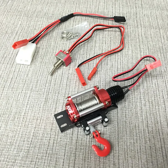Детали RC электрическая лебедка для 1/10 D90 D110 Axial Scx10|rc parts|winch electric winchrc winch |