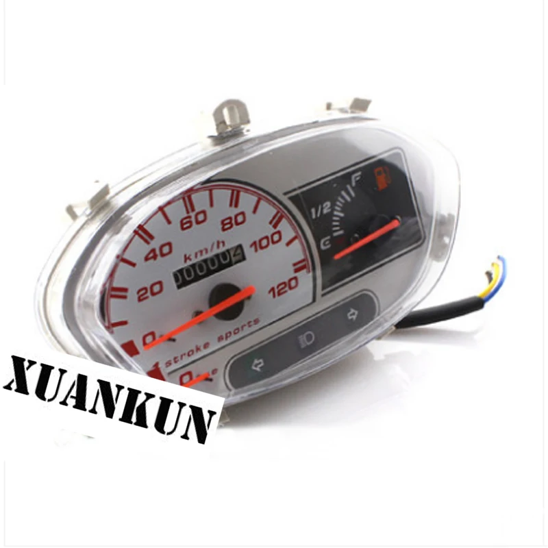 

XUANKUN Motorcycle 125CC Meter Assembly Meter 100 Power Tachometer Odometer