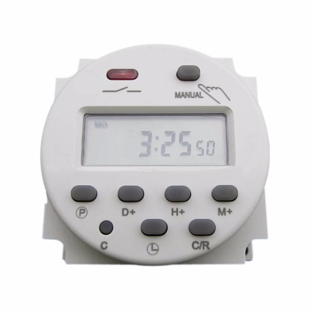 DC12V/DC24V/AC110V/AC220V CN101A Mini Digital LCD Power Weekly Programmable Electronic Timer Relay Switch DC12V/DC24V/AC110V/AC220V CN101A Mini Digital LCD Power Weekly Programmable Electronic Timer Relay Switch