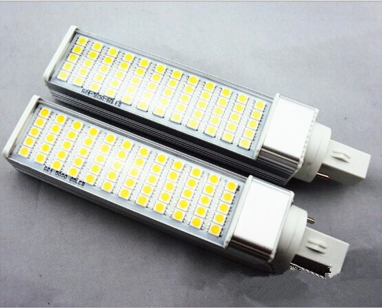 

Free shipping G24 15W Dimmable Led Corn light AC 85-265V LED downlight bulb lamp light SMD 5050 bright warm white/white