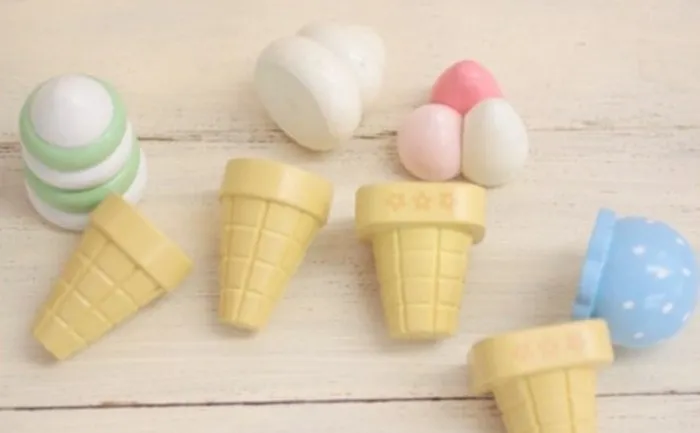 Новые Деревянные игрушки блоки имитация мороженого Детская обучающая игрушка, подарок для ребёнка