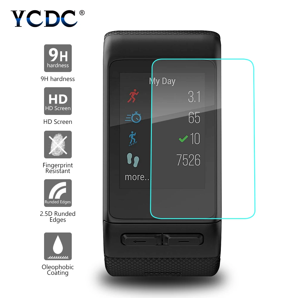 YCDC 1 шт. 9H 2.5D Премиум Закаленное стекло протектор экрана для Garmin Vivoactive HR защитная