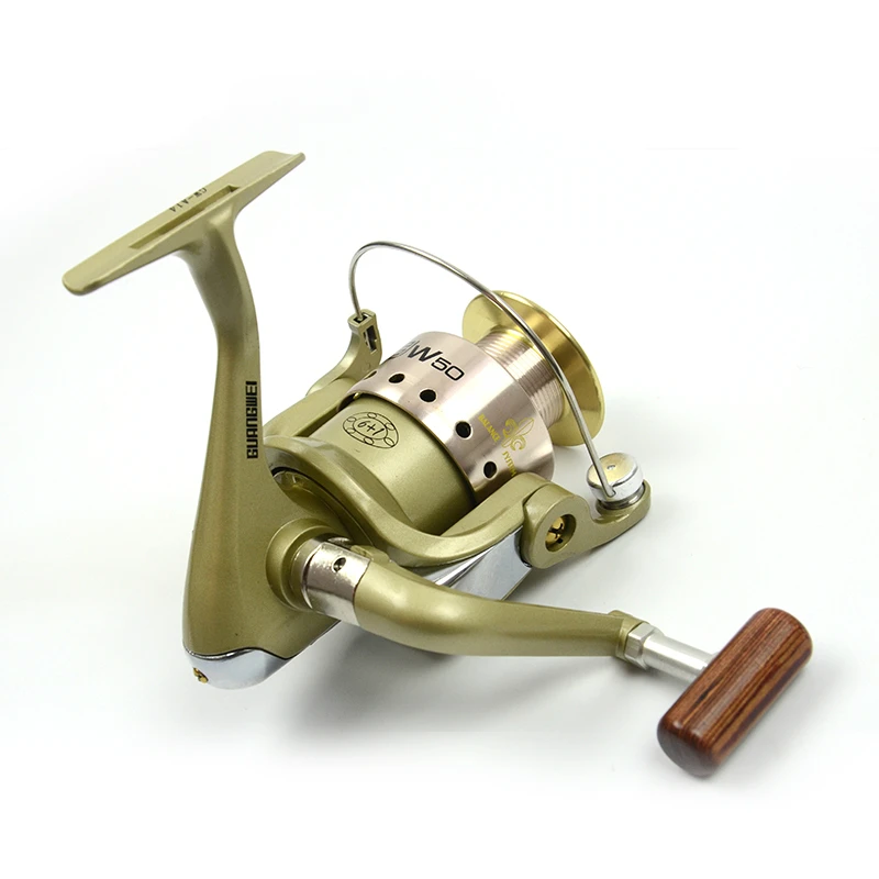  High Performance Fishing Reel 500-8000 Series Metal Pre-loading Spinning Fishing Wheel 6+1 Bearings