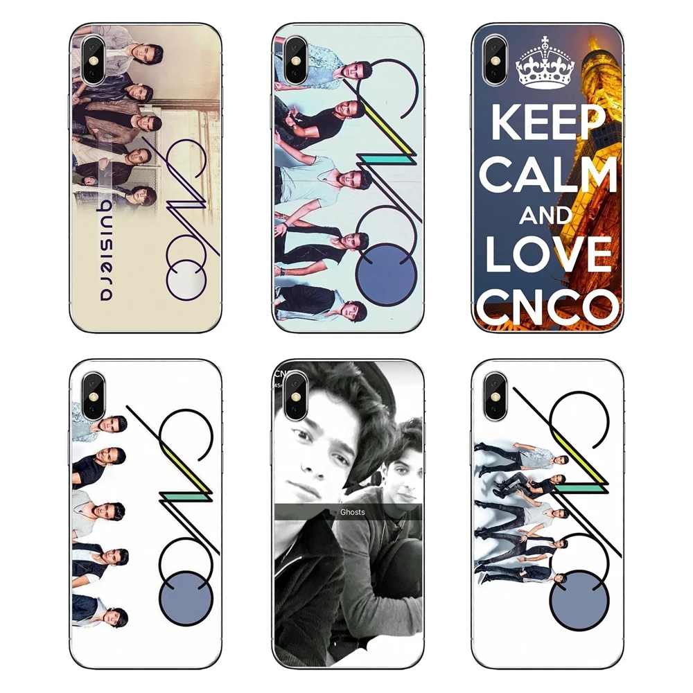 CNCO музыка искусство латинский свежий мясо группа прозрачный ТПУ чехол для Samsung