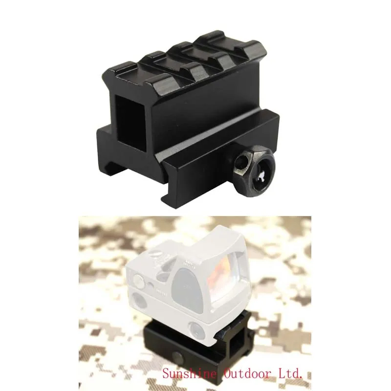 Mini red dot Riser Mount Version Micro с подъемным креплением для 20 мм Пикатинни