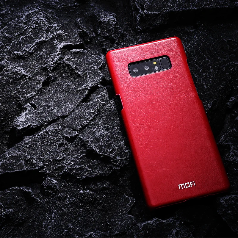Для Samsung galaxy note 8 чехол MOFi для samsung кожаный SM N9500 N950F задняя крышка винтажная note8