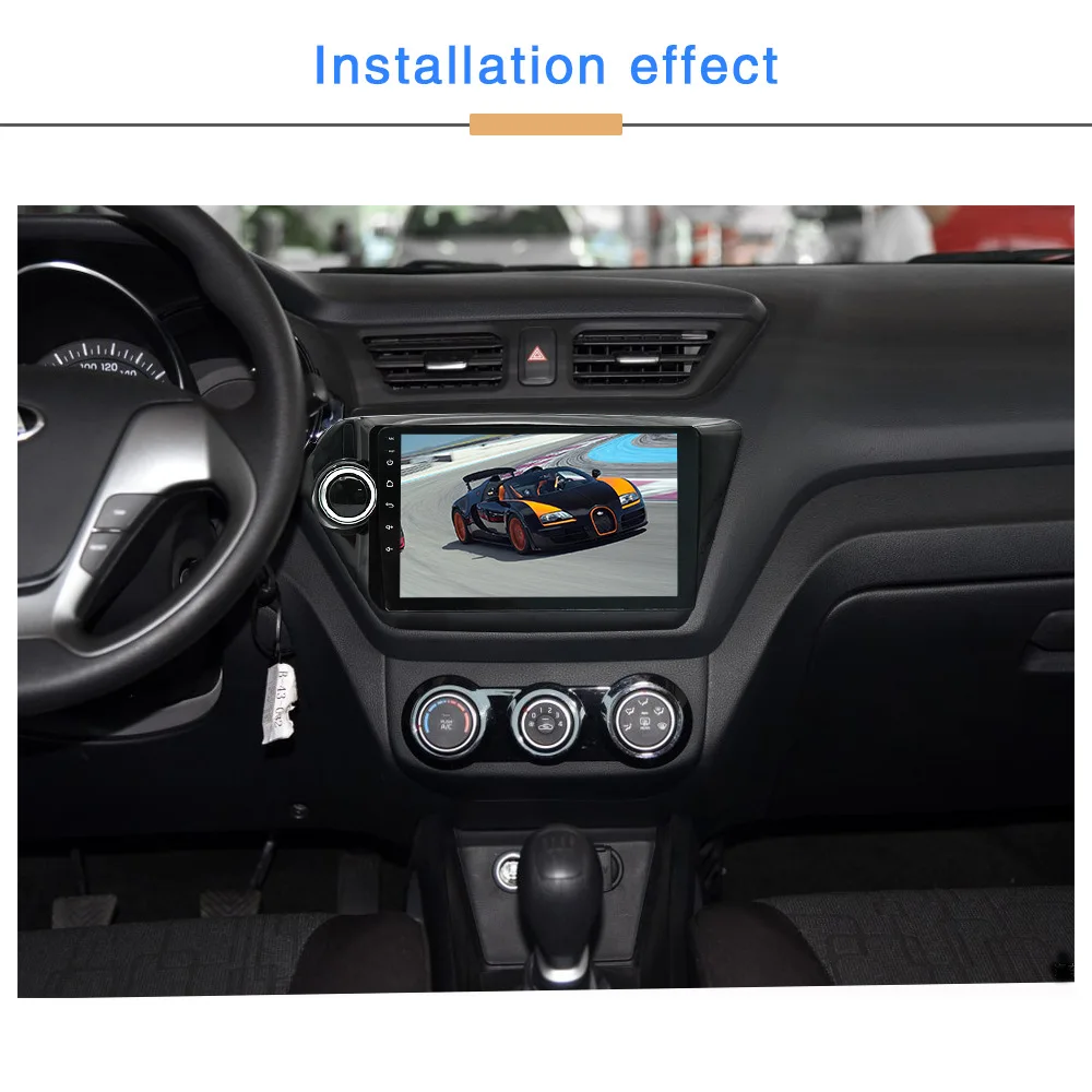 Android 8,1 2 Din Автомобильный мультимедийный плеер Автомобиль Радио Стерео Gps для Kia RIO K2 K3 K4 2011 2012 2013, 47(Европа
