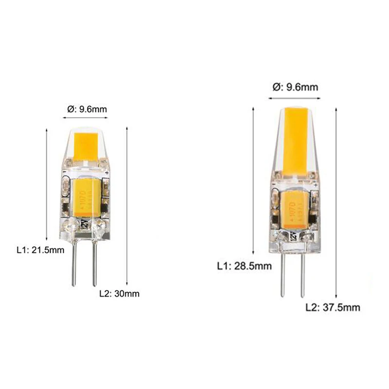 6 unids G4 COB Bombilla LED 6 W 9 W ACDC 12 V LED G4 lámpara de Bombilla de luz LED Bombilla Lampara Bombilla ampolla reemplazar halógeno