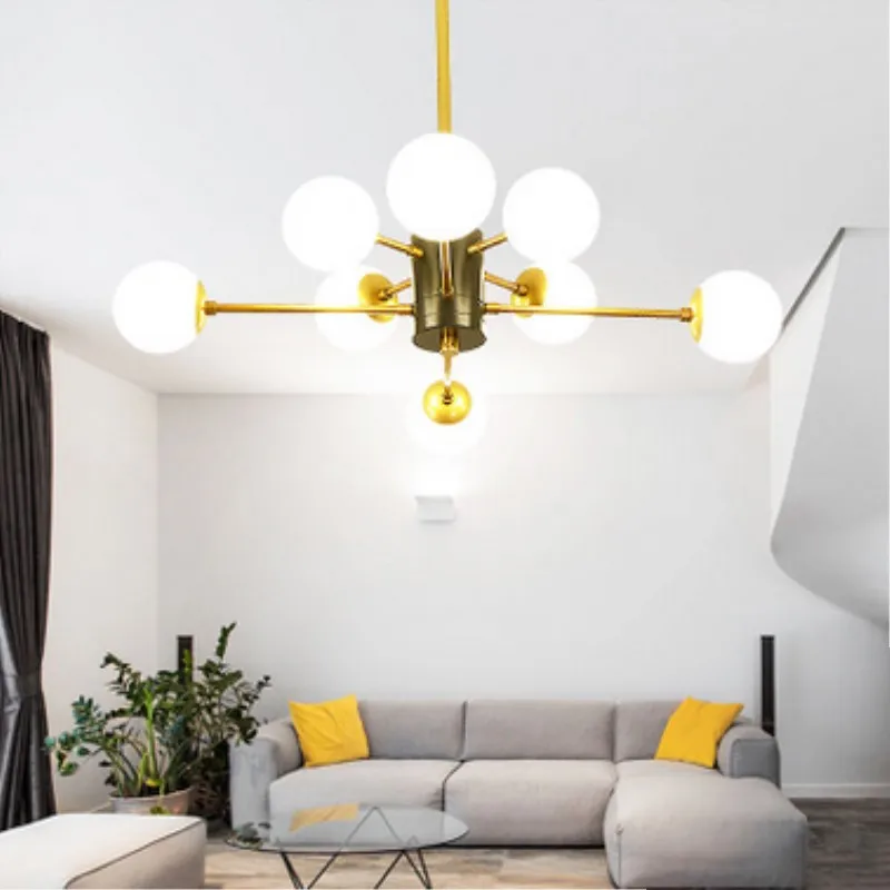 

Northern Europe Modern Creative Concise Style Milky Glass Pendant Light Postmodern Dining Room Decoration Lamp Free Shipping