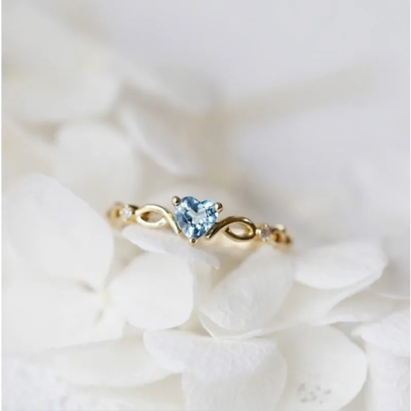 simple small diamond ring
