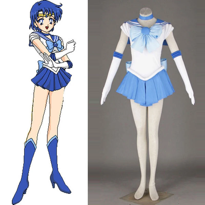 Sailor Moon Cosplay Costume Accessory Sailor Mercury Mizuno Ami Head Dress V2 