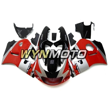 АБС обтекатели для Suzuki GSXR600-750 1996 1997 1998 1999 мотоцикл обтекатель Наборы набор черно-красных корпусных деталей
