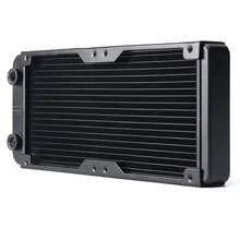 240MM Aluminum Computer Radiator Water Cooling Radiator Water Cooler 18 Tubes Heat Exchanger CPU Heat Sink For Laptop Desktop
