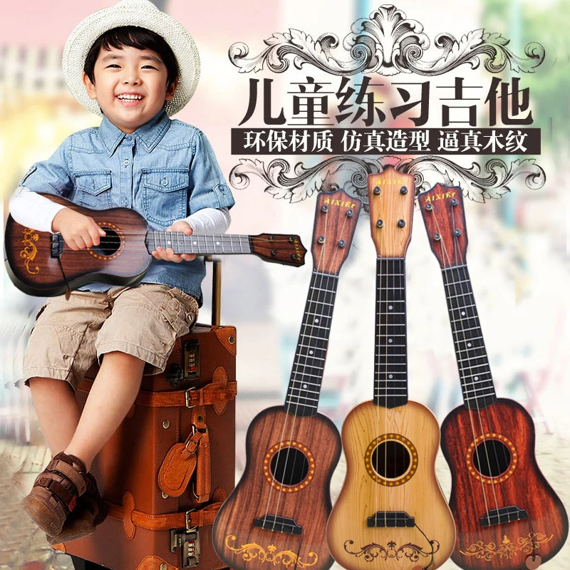 

Children's Guitar Can Play Simulation Ukulele Instrument Toy Guitar